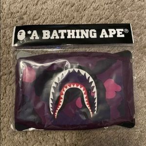 Bape mask purple shark